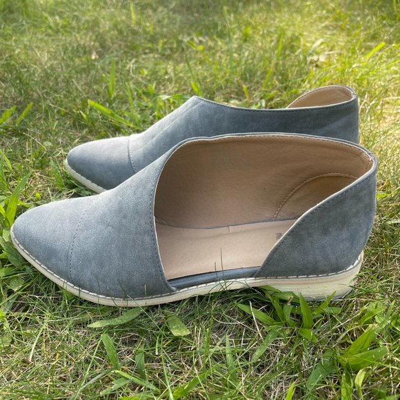 JG Open side Faux Suede Shoes - Picture 6 of 6